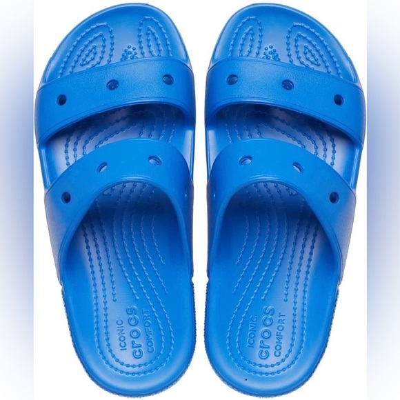 CROCS Vibrant Blue Slide Sandals main image 8